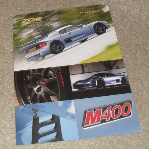 Noble m400 brochure flyer 2004 - m400,