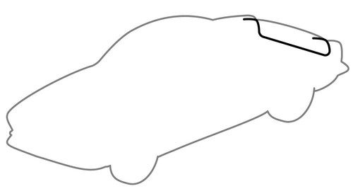 Engine lid seal - seal, vw