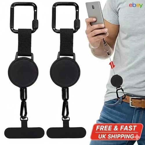 Retractable phone lanyard - phone, anti