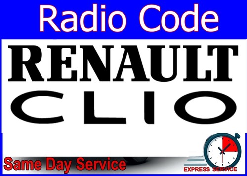 Renault clio radio code stereo - clio,