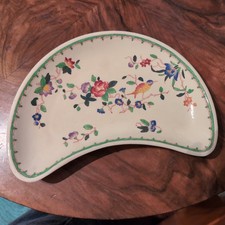 Beautiful Vintage Coalport Pembroke Kingsware Hand Painted transfer Bird/Floral