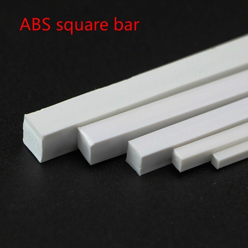 Abs styrene plastic square rod - square,