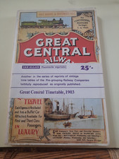 1903 - GREAT CENTRAL RAILWAY TIMETABLE - 166 PAGES WITH FOLD OUT MAP