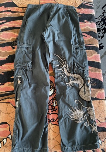 Grey maharishi embroidered - maharishi,