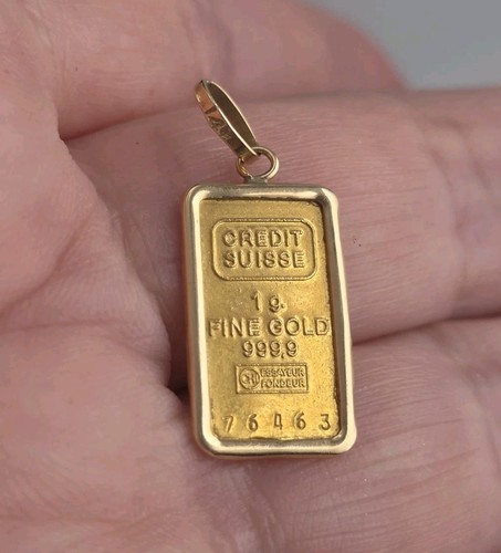 24k gold credit - suisse, 999.9