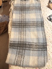 H&M Scarf 180 x 40 Cm Blue and