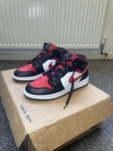 Air jordan mid bread - 1, “bread