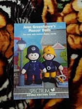 Jean Greenhowe's Mascot Dolls, Ten Dolls With Knitted Display Stands