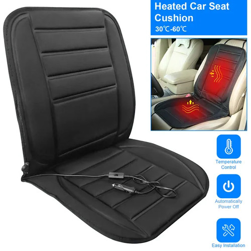 Heated car seat cushion 12v - heated,