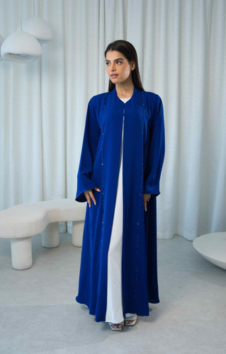 Royal blue grace abaya - royal,