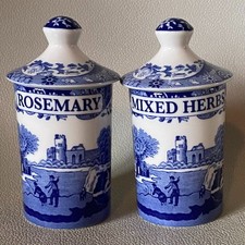2 Spode Italian Blue Spice