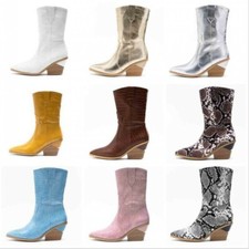 Retro Womens Western Block