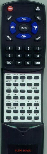 Replacement remote for sony - for,