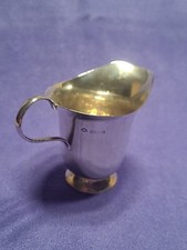 Art Deco 1936 Sterling Silver Milk Jug, 66g, Adie Brothers, Birmingham