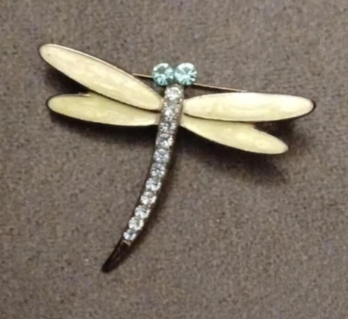 Vintage dragonfly brooch - vintage,