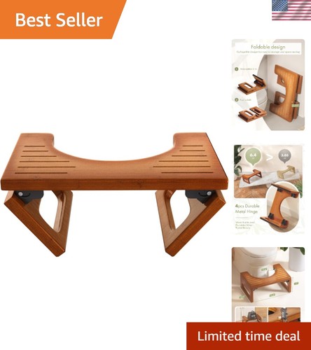Inches bamboo toilet stool - bamboo,