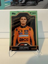 2025 Topps Fanatics Fest NYC #12 Lando Norris Liberty Green /15