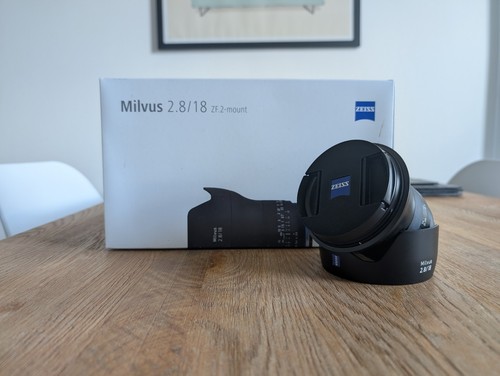 Zeiss 18mm milvus zf 2 - 18mm, f2.8