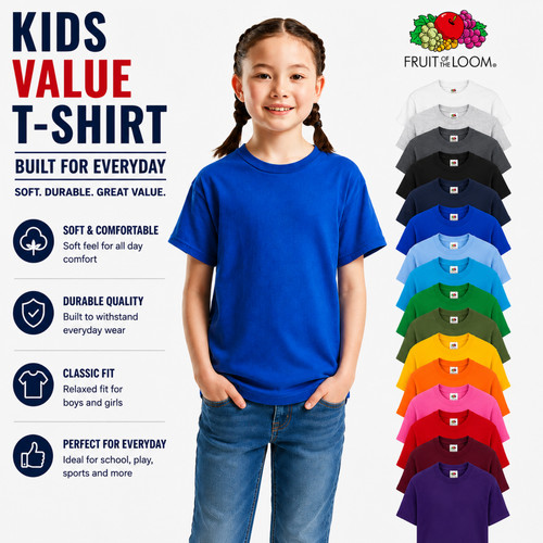 Fruit the loom ss12b kids - fruit,