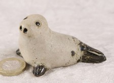 Seal 3 inches long ornament stoneware British Marine Wildlife
