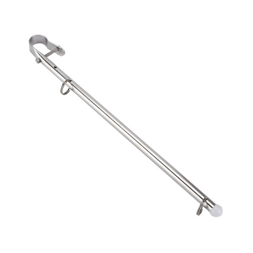 Silver flag pole - 304, stainless