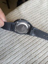 Rare Model Vintage Mens Pulsar Spoon Red Led Display Watch Very Good Condition 