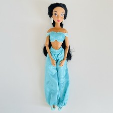 Disney Store Classic Doll Princess Jasmine Poseable Articulated Clothes Shoes ?