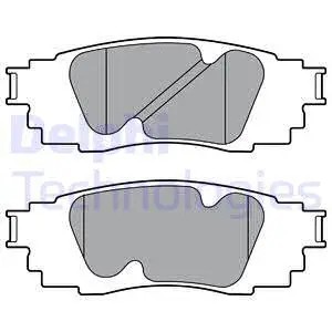 Rear brake pad set disc - rear,