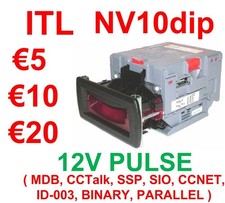EURO ITL NV10 Pulse Bill Acceptor Note Validator Banknote Reader Banknotes