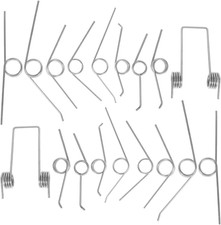 Amosfun 18Pcs / 9 Sizes Stainless Steel Torsional Spring, Assorted Small Torsion