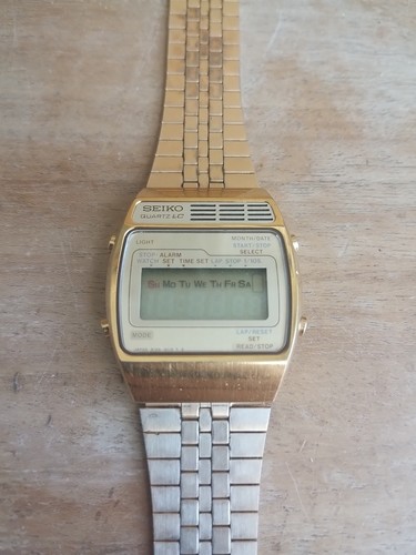 Untested seiko quartz lc - ,
