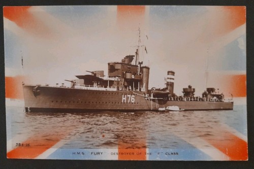 Hms fury destroyer of the - hms,