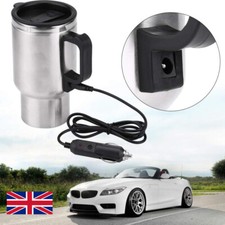 12V 450mL Water Heater Coffee Mug Auto Car Electric Travel Kettle Heating Cup UK