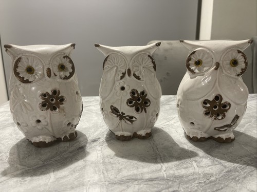 Vtg ceramic pottery owl - vtg.,