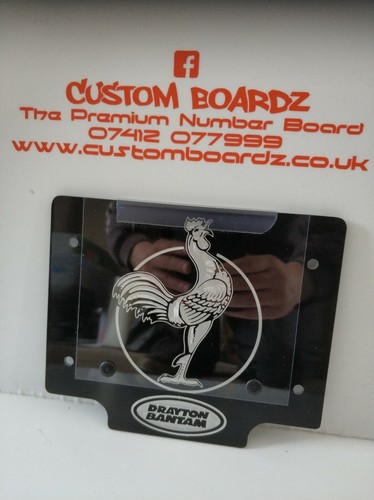Trials front number board bsa - number,