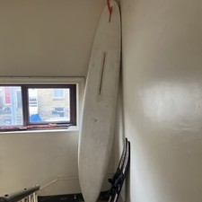 Original Vintage Long Board Sailboard Windsurfer