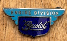 Bristol Aero Flying Aeroplane Engine Division Enamel Lapel Badge