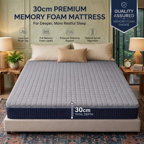 30cm deep memory foam - deep, mattress