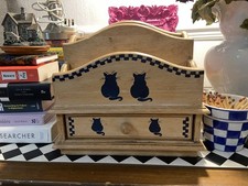 Wooden solid letter box with