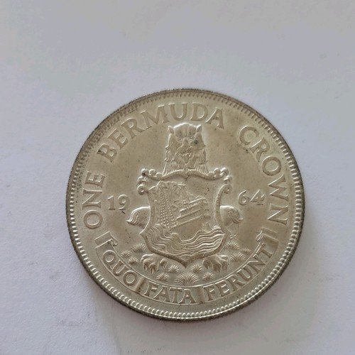 Bermuda silver one crown - bermuda,