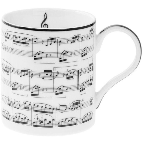 Making music notes mug coffee - making,