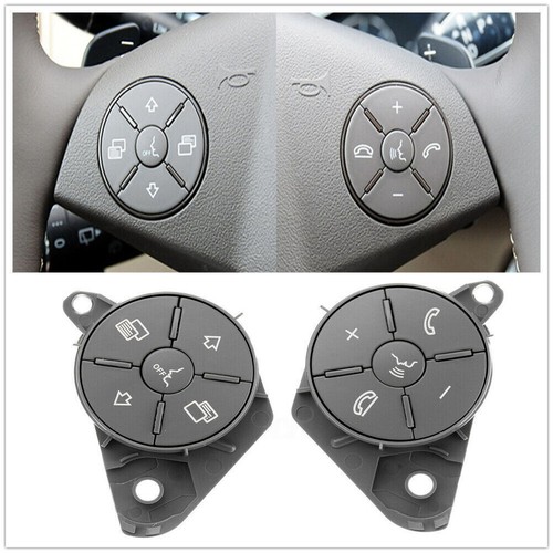 Gray steering wheel button - gray,