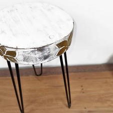 Albasia wood plant stand - wood,