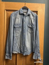 Zara Men Western Denim Shirt