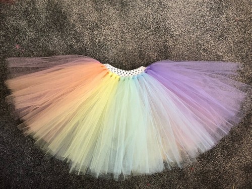 Rainbow tutu pastel - rainbow,