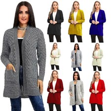 Womens Long Sleeve Marl Chunky