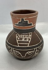 Mexico pottery vase signed by