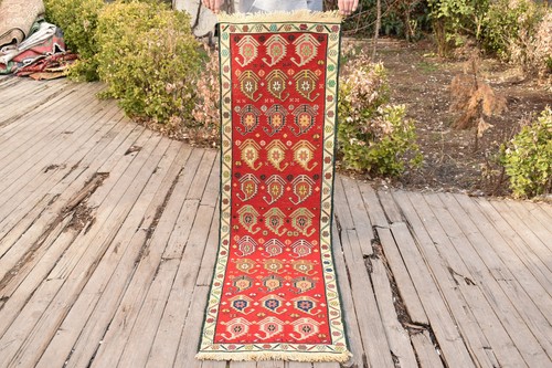 Turkish red rug x73 - rug, 21''x73''