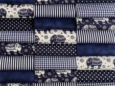 Fabric patchwork squares 30 x