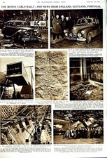 Old Vintage Print 1951 Monte